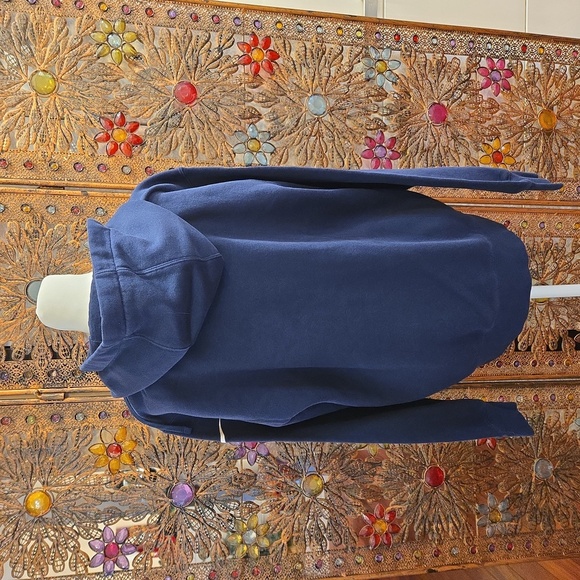 Nike NFL Denver Broncos Embroidered Full Zip Hoodie Sweatshirt Navy Size Medium - Picture 5 of 12